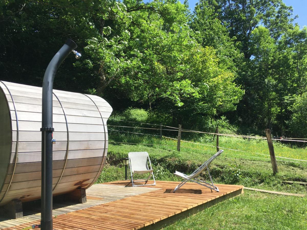 Yourte Et Son Bain Nordique Frechet-Aure Exterior photo