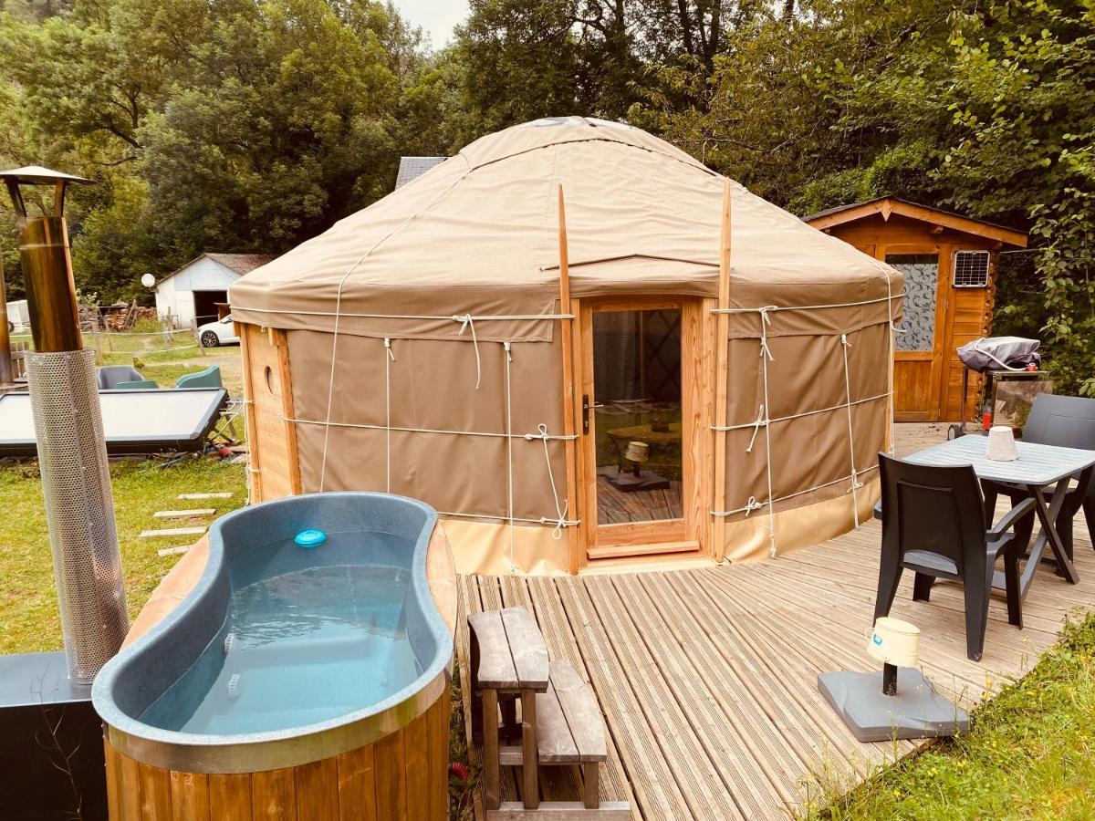 Yourte Et Son Bain Nordique Frechet-Aure Exterior photo